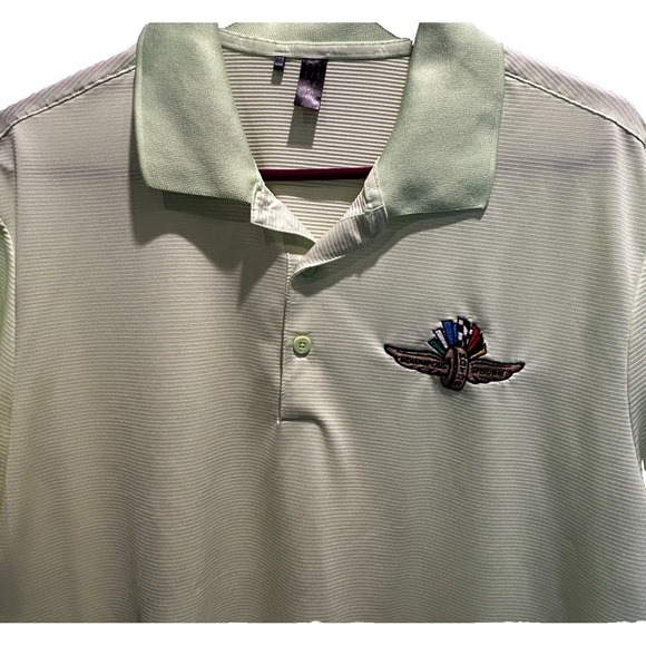 Indianapolis Motor Speedway‎ Brickyard Crossing Adidas Men's Polo Shirt Large - Picture 4 of 7